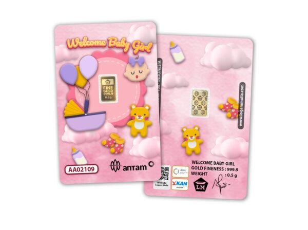 Welcome Baby Girl - 0,5 gram