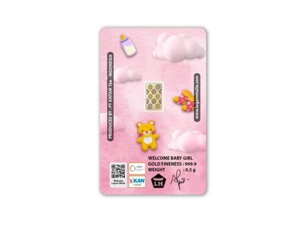 Welcome Baby Girl - 0,5 gram