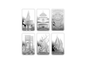p1 Perak Indonesian Heritage Complete Series 6 varian Perak Batangan - 6 Toz / 186.6 gram