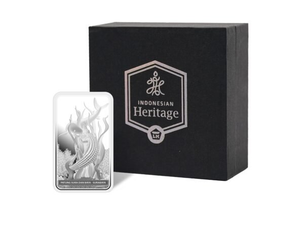 Perak Indonesian Heritage Tugu Surabaya - 1 Toz / 31.103 gram